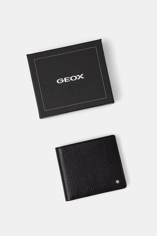 Geox portafoglio in pelle WALLET nero U35JFB.00046