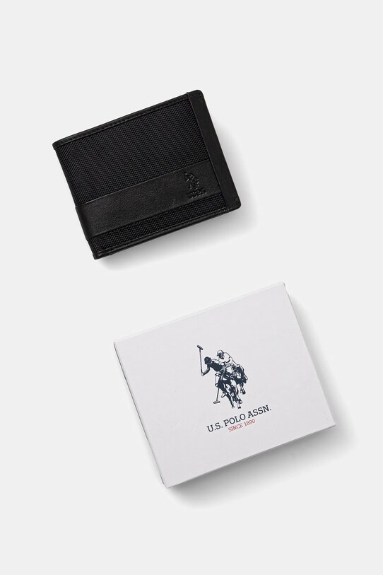 Гаманець U.S. Polo Assn. Mallet чорний WEUMW2629MH9