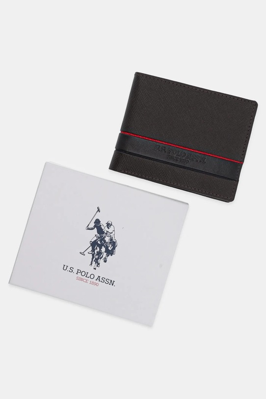 U.S. Polo Assn. portafoglio in pelle Yale marrone WEUYA2622MHA