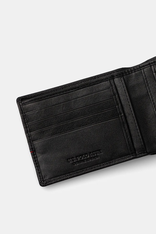 U.S. Polo Assn. portfel skórzany Yale WEUYA2619MHA czarny SS25
