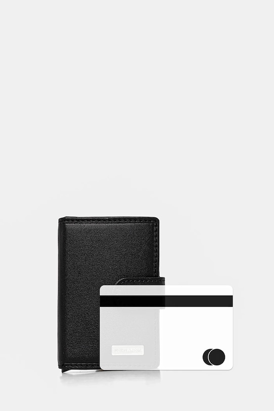 Шкіряний чохол на банківські карти U.S. Polo Assn. Utah WEUUA2617MHA чорний