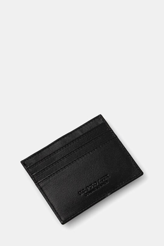 Кожаный чехол на карты U.S. Polo Assn. Utah WEUUA2616MHA чёрный SS25