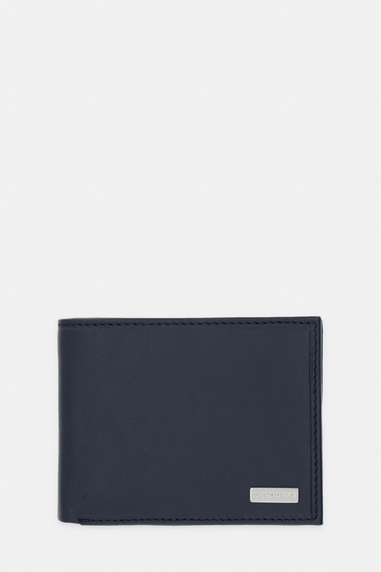 Kožená peňaženka U.S. Polo Assn. Utah usňová koža tmavomodrá WEUUA2614MHA