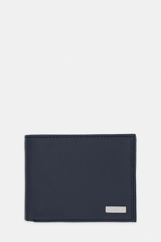 Kožená peňaženka U.S. Polo Assn. Utah usňová koža tmavomodrá WEUUA2614MHA