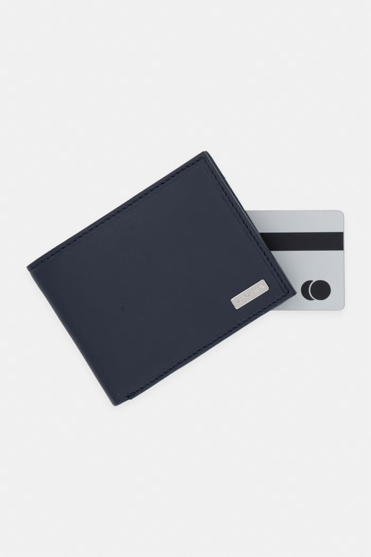 Kožená peňaženka U.S. Polo Assn. Utah tmavomodrá WEUUA2614MHA