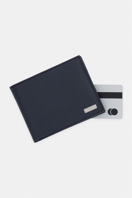 Kožená peňaženka U.S. Polo Assn. Utah tmavomodrá WEUUA2611MHA