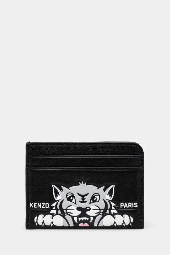 Kenzo portacarte in pelle custodia per carte nero FF55PM600L46.99