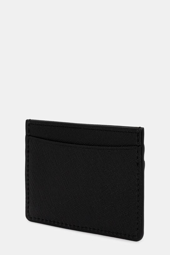 A.P.C. card-holder din piele Porte-Cartes Andre PXBJQ.H63028 negru SS25