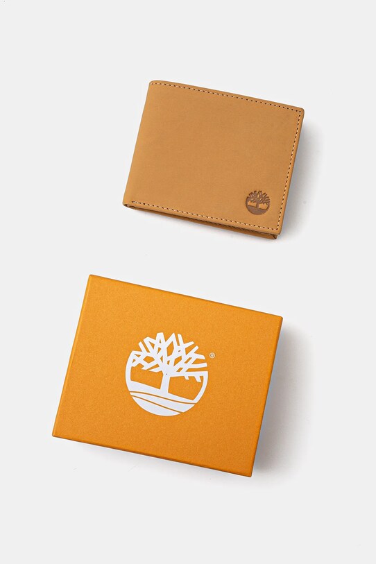 Timberland portfel skórzany beżowy TB0A2MHK2311