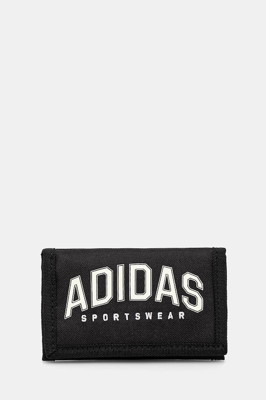 adidas portfel VARSITY WAL syntetyczny czarny JG1107