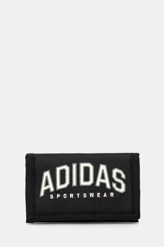 adidas portfel VARSITY WAL syntetyczny czarny JG1107
