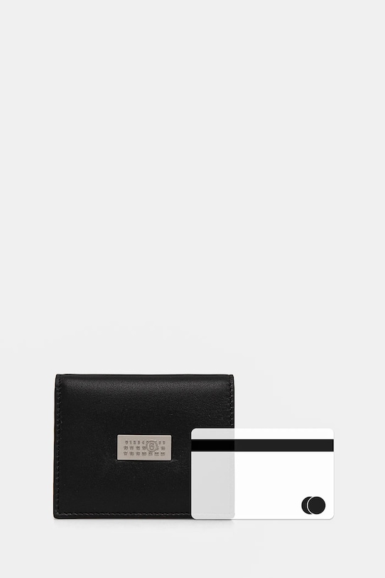 Kožená peněženka MM6 Maison Margiela SA5UI0015.P7258 černá