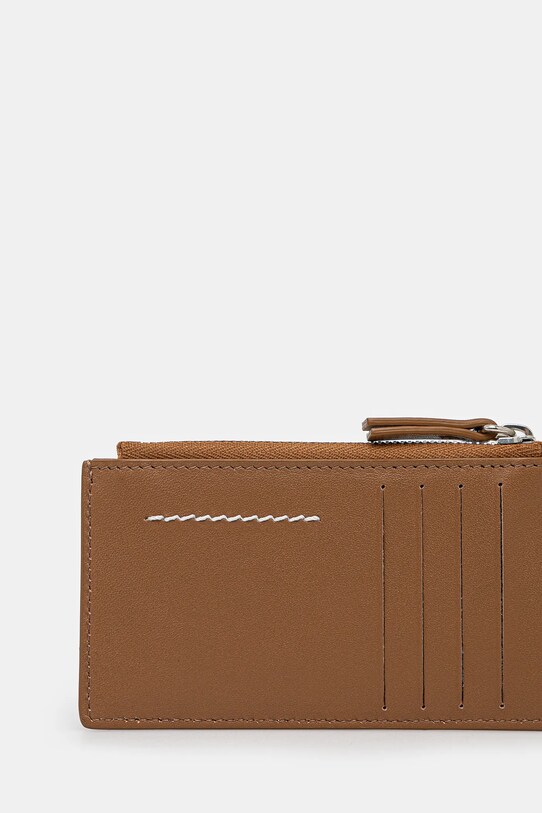 Doplňky Kožená peněženka MM6 Maison Margiela SA5UI0016.P7258 hnědá