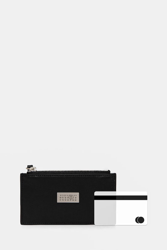 Kožená peňaženka MM6 Maison Margiela SA5UI0016.P7258 čierna