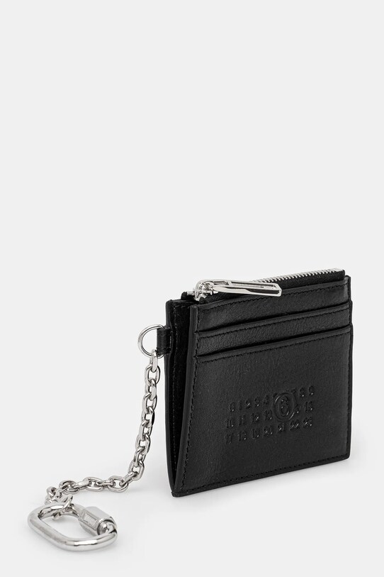 Kožená peňaženka MM6 Maison Margiela SA5UI0021.P7253 čierna SS25