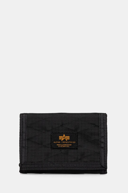 Peněženka Alpha Industries Combat Label Wallet hladký černá 156951