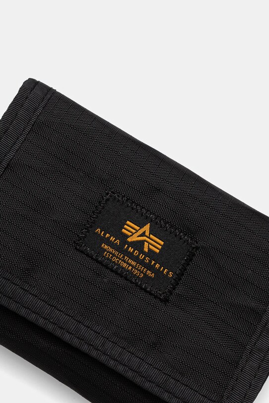 Peněženka Alpha Industries Combat Label Wallet černá 156951