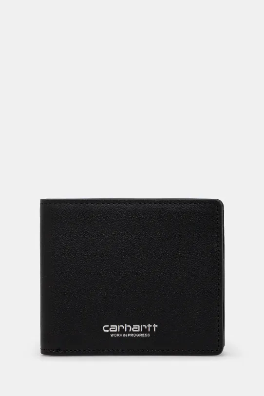 Carhartt WIP leather wallet Vegas Billfold Wallet grain leather black I033108.0M4XX