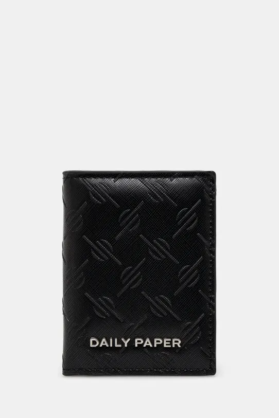 Портмоне Daily Paper Kidis Monogram Wallet ситен черен 2511058
