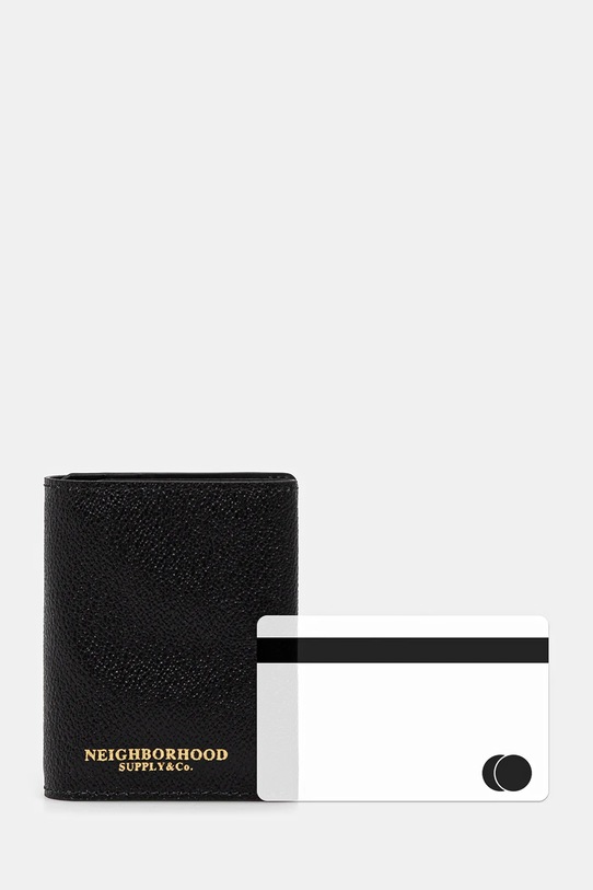NEIGHBORHOOD portfel COATED WALLET 251MVNH.AC01 czarny