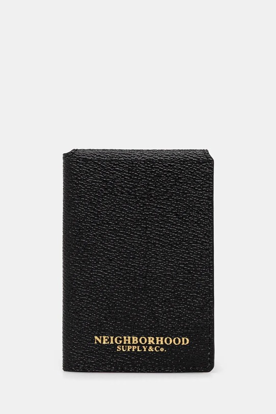 NEIGHBORHOOD etui na karty COATED etui na karty czarny 251MVNH.AC02