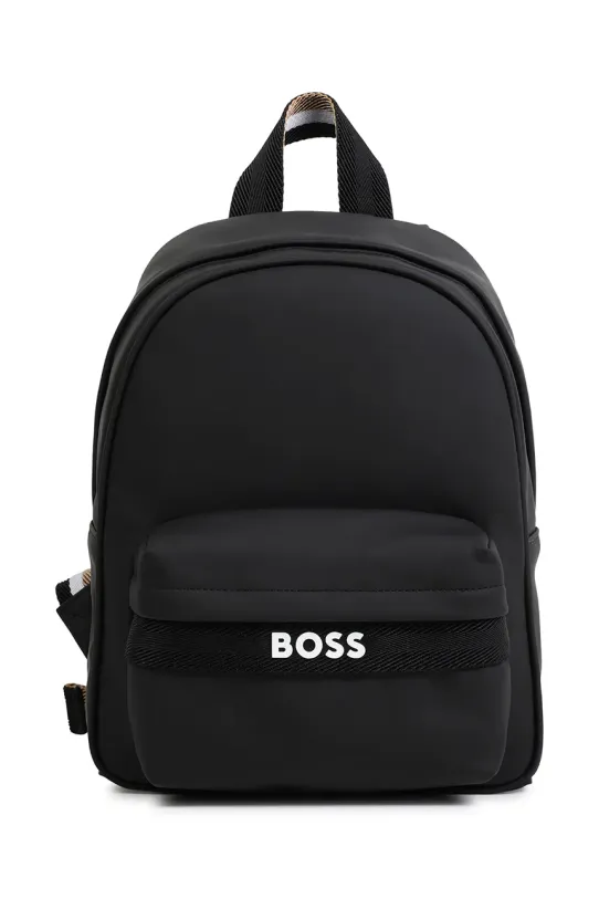 BOSS gyerek hátizsák textil fekete J51713