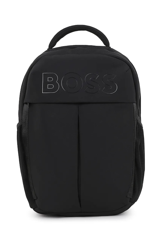 BOSS gyerek hátizsák textil fekete J51714