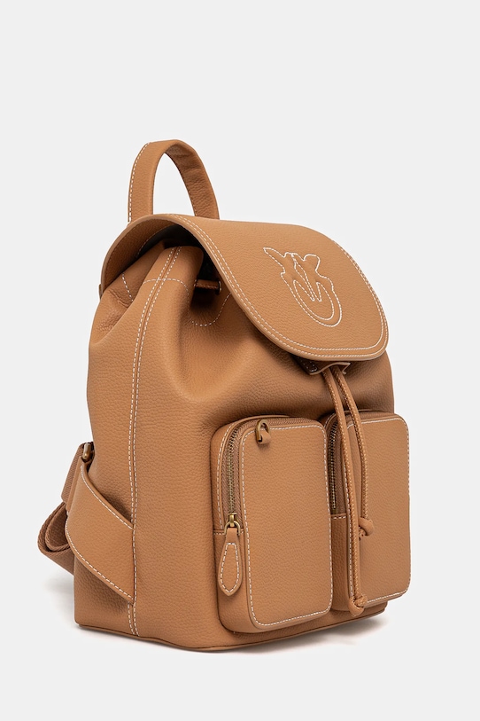 Kožený ruksak Pinko 104351.A1LF hnedá SS25