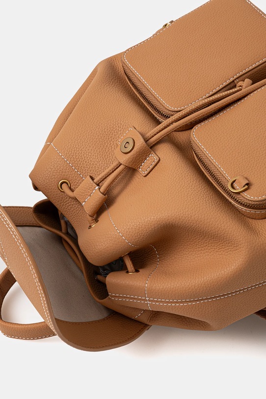 Kožený ruksak Pinko 104351.A1LF hnedá