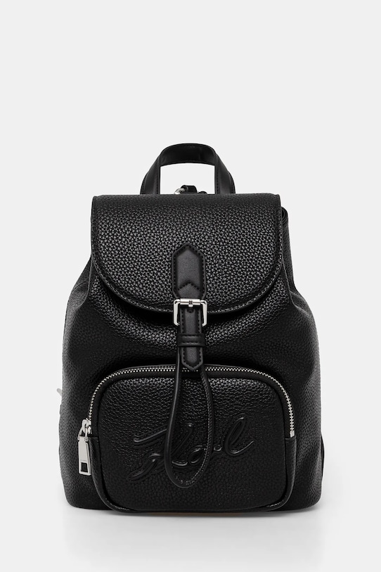 Ruksak Karl Lagerfeld imitácia kože čierna A1W30147