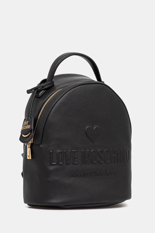 Kožený ruksak Love Moschino JC4116PP1 čierna SS25