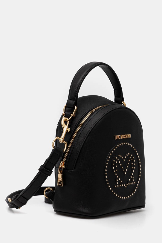 Шкіряний рюкзак Love Moschino JC4069PP1 чорний SS25