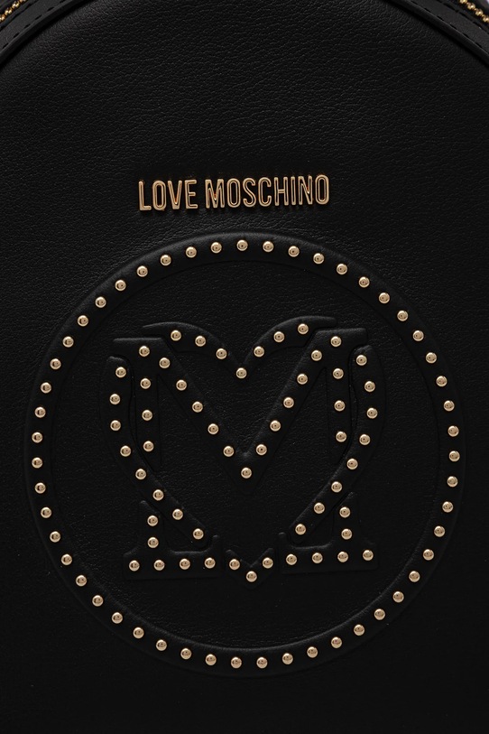 Шкіряний рюкзак Love Moschino чорний JC4069PP1