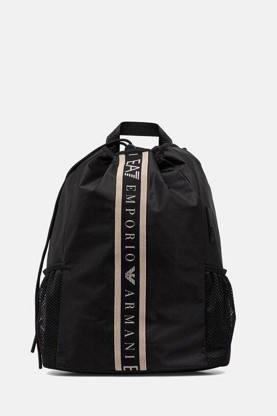 Ruksak EA7 Emporio Armani potlač čierna AF13709.7W000358
