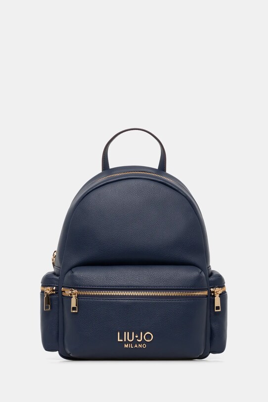 Ruksak Liu Jo imitácia kože tmavomodrá AA5136.E0033