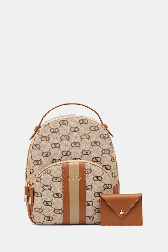 Liu Jo plecak nie mieści A4 brązowy AA5157.T3846