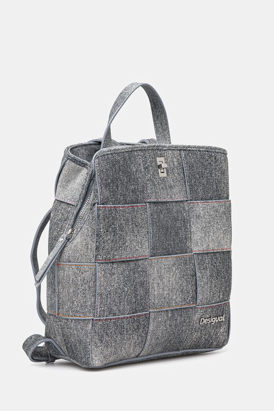 Batoh Desigual YOKO PU DENIM SU 25SAKP09 šedá SS25