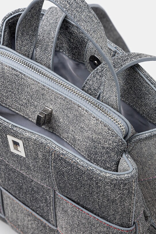 Batoh Desigual YOKO PU DENIM SU 25SAKP09 šedá