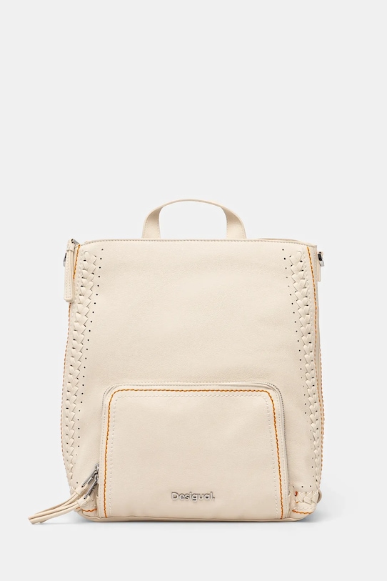 Desigual rucsac TRAMA PRETORIA nu incape in A4 bej 25SAKP21