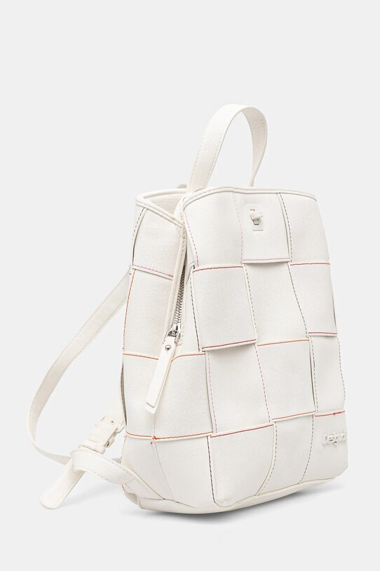 Desigual rucsac YOKO BLANCO SUMY MIN 25SAKP34 alb SS25