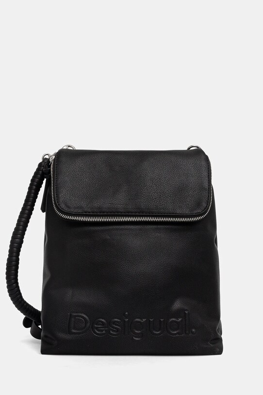 Desigual plecak HALF HAMPTON BLACK mieści A4 czarny 25SAKP46