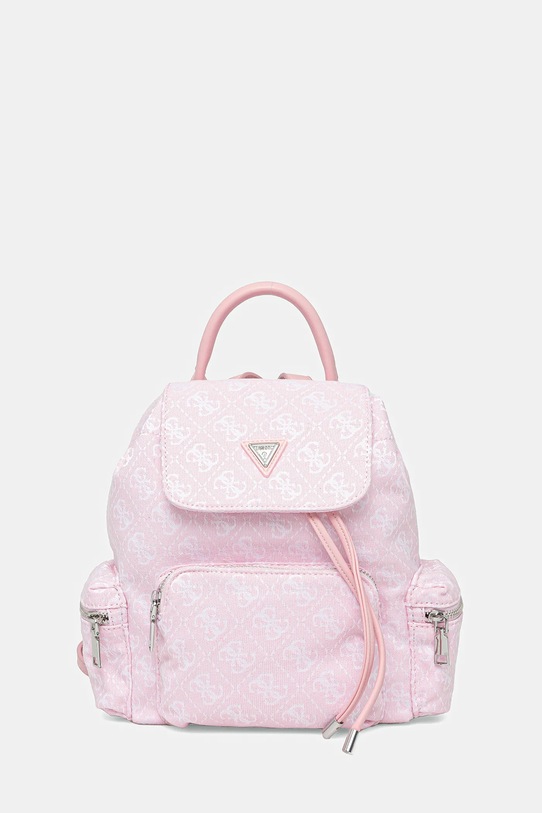 Guess plecak nie mieści A4 różowy V5GZ05.WH492
