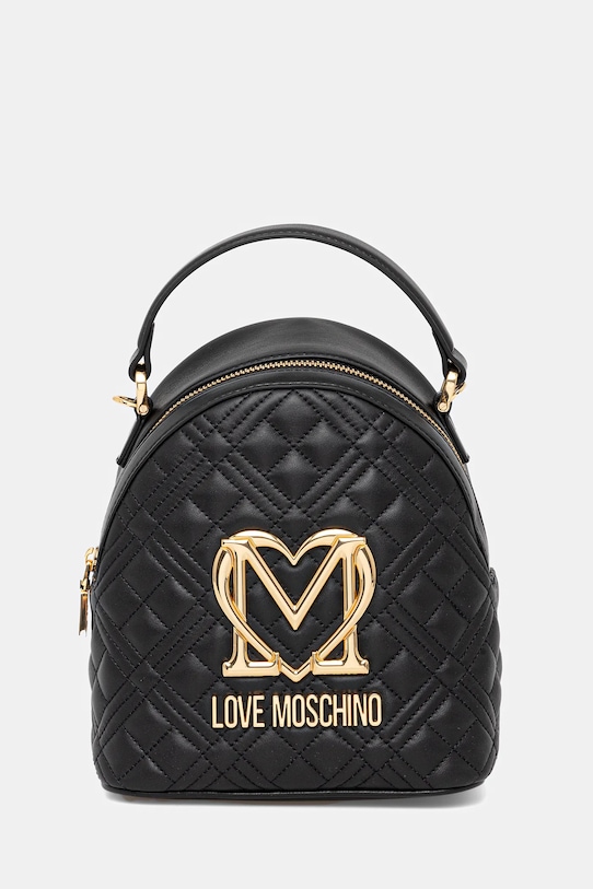 Love Moschino plecak nie mieści A4 czarny JC4304PP0MK1200A