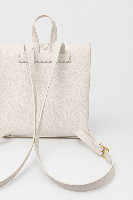 Accesorii Coccinelle ghiozdan de piele COCCINELLEDORIAN RCK.14.01.01 bej