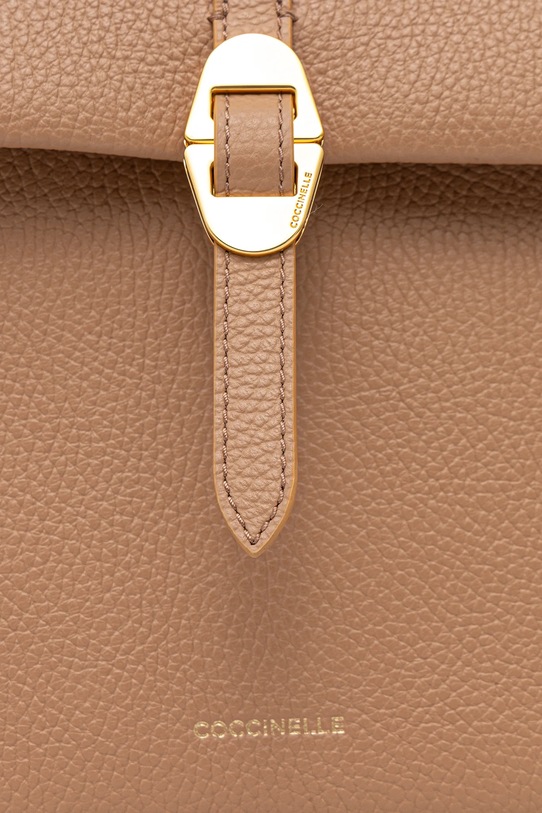 Kožený ruksak Coccinelle COCCINELLEDORIAN RCK.14.01.01 zelená