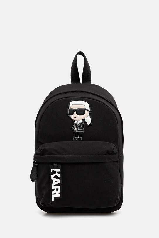Karl Lagerfeld plecak dziecięcy tekstylny czarny Z30406