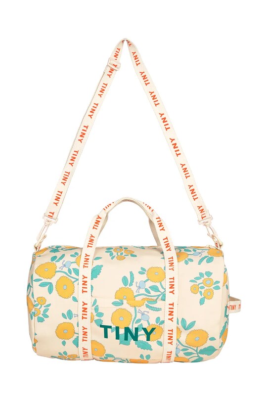 Dziewczynka Tinycottons torba dziecięca FLOWERS BACKPACK SS25.395 beżowy