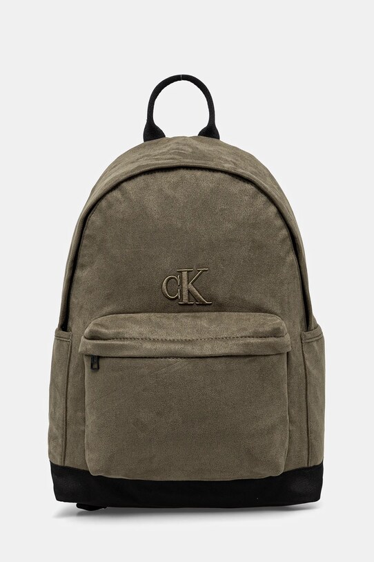 Дитячий рюкзак Calvin Klein Jeans гладкий зелений IU0IU00668.PPYA