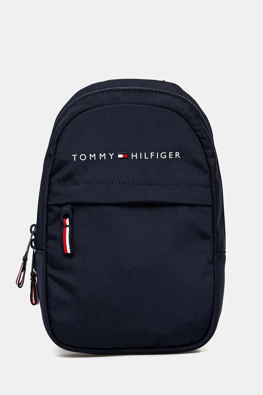 Детский рюкзак Tommy Hilfiger гладкий тёмно-синий AU0AU01895.PPYA