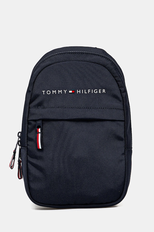 Παιδικό σακίδιο Tommy Hilfiger υφασμάτινο σκούρο μπλε AU0AU01895.PPYA